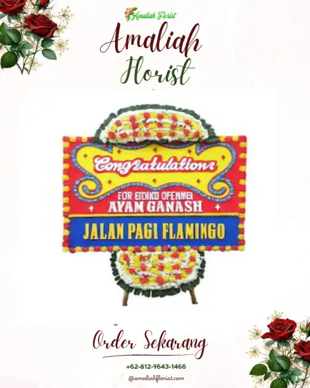 Sewa Papan Bunga Kemirilor